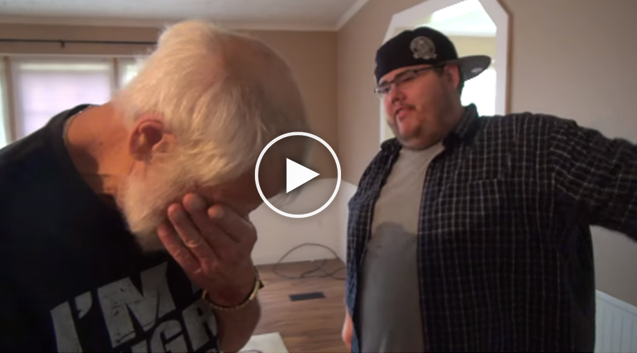 They Call Him Angry Grandpa But Just LOOK How He Reacts TO This Tear-Jerkin...